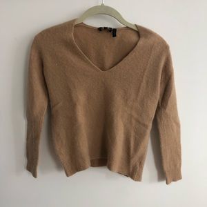 Theory cashmere camel sweater